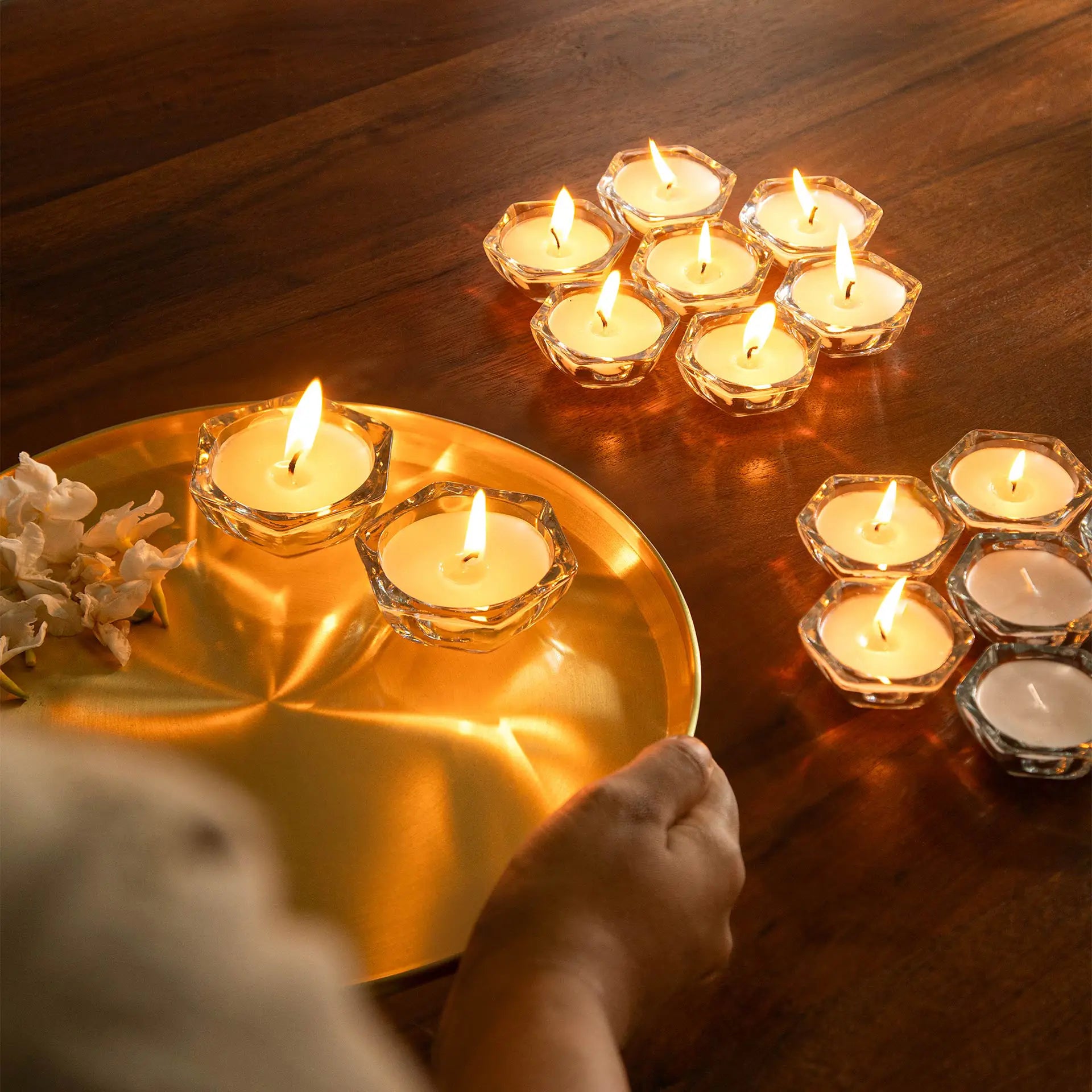 kanchdeep wax filled diya set of 24