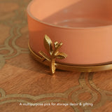 Rustle glass & metal bowl - large