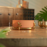 Rustle glass & metal bowl - large