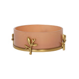 Rustle glass & metal bowl - large