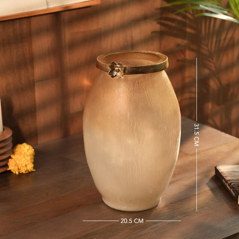 Halo & Bloom glass vase