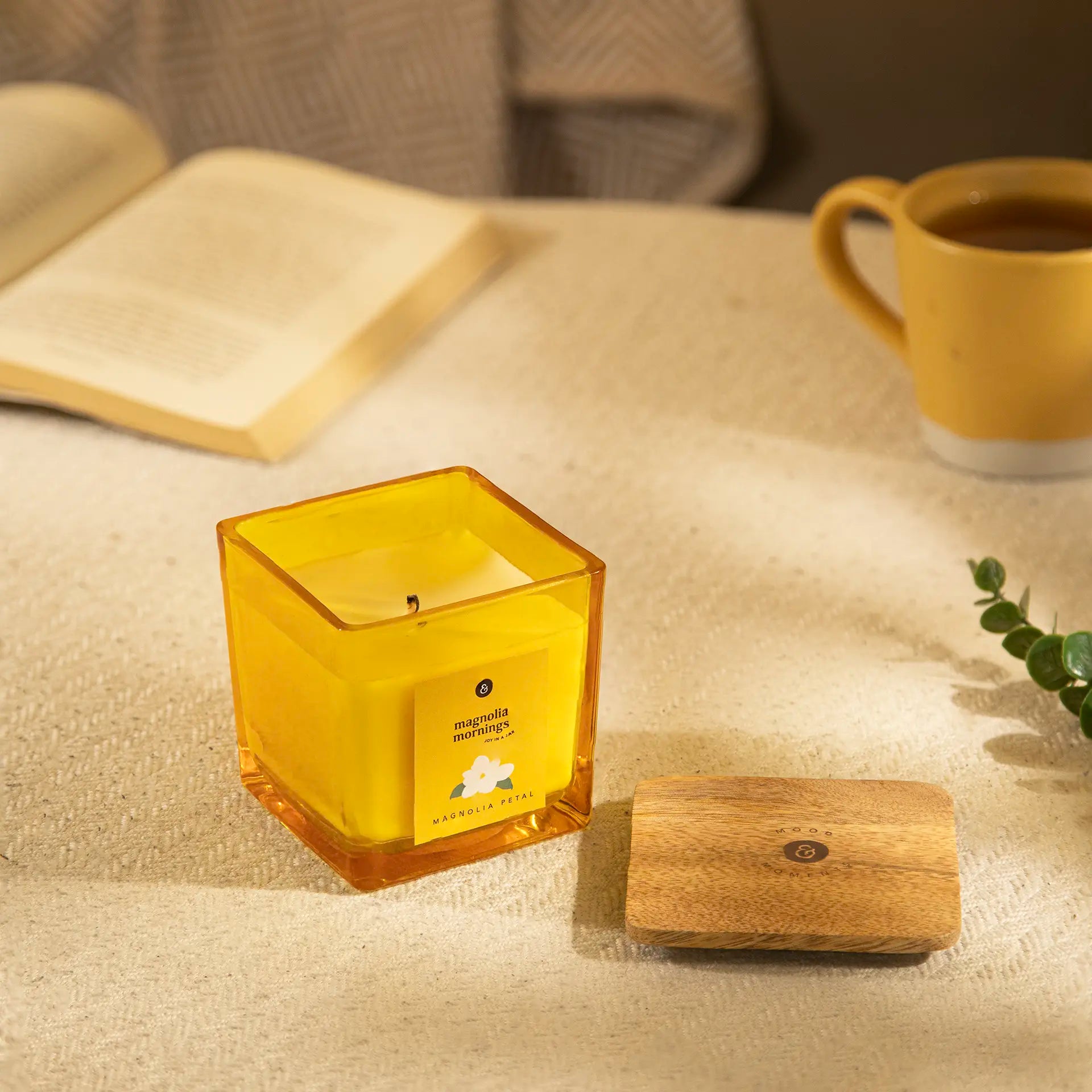 Magnolia Mornings Jar Candle - Magnolia Petal