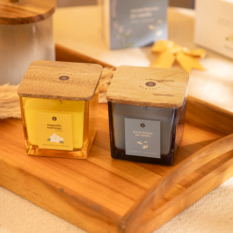 Magnolia Mornings Jar Candle - Magnolia Petal