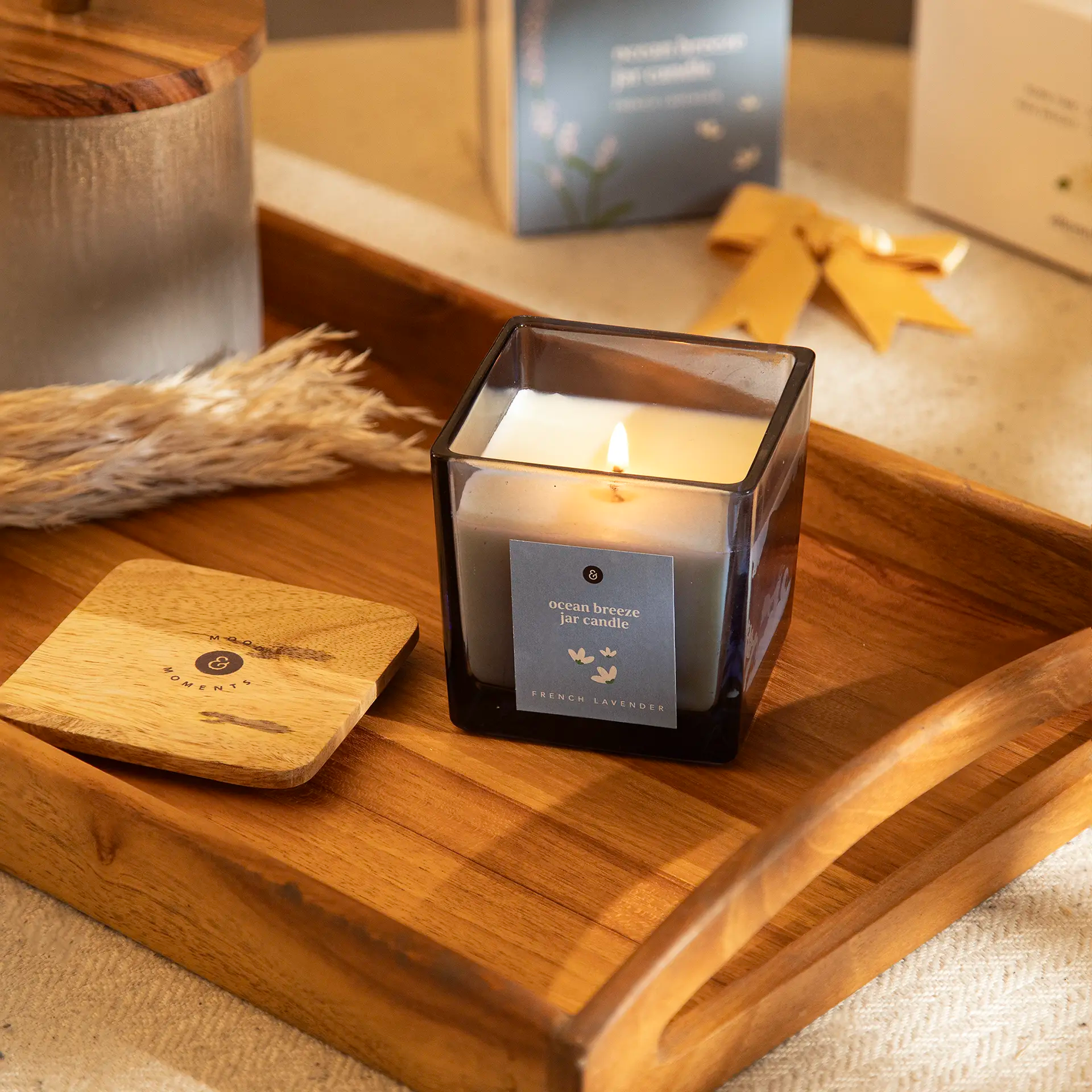 Ocean Breeze Jar Candle- French Lavender