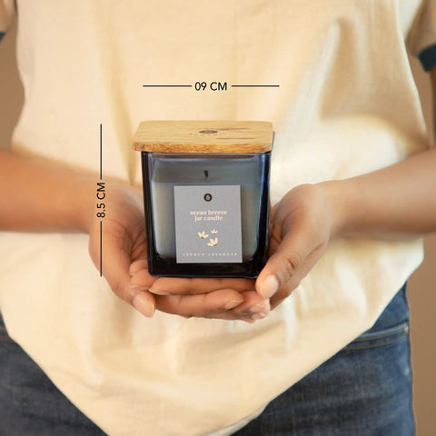 Ocean Breeze Jar Candle- French Lavender