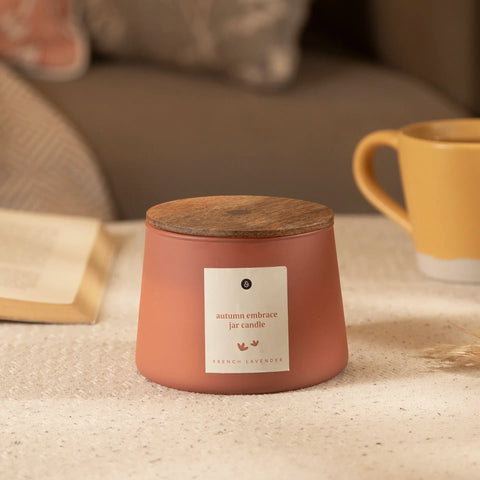 Autumn Embrace Jar Candle- French Lavender