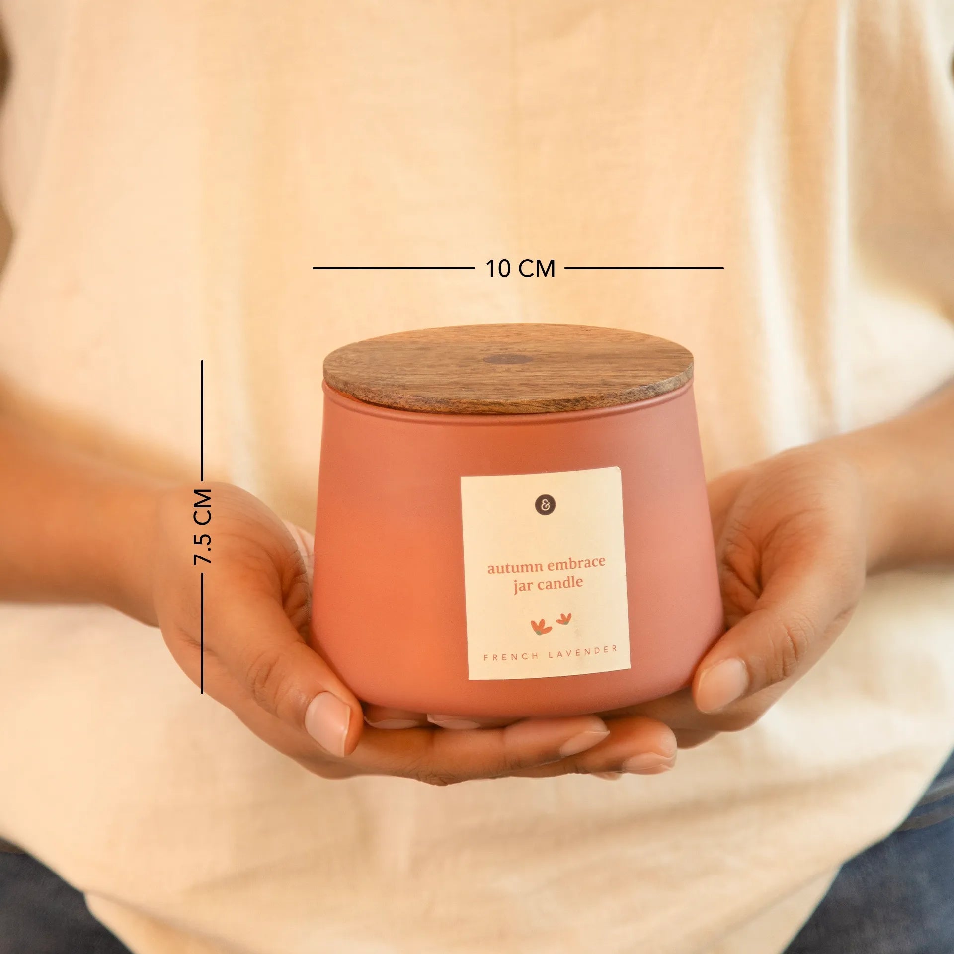 Autumn Embrace Jar Candle- French Lavender