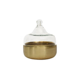 Dome Cloche With Metal Base (Small) Set of 2