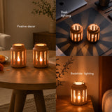 Lupa Terracotta Round Lantern With Metal Handle (Small) Set of 2