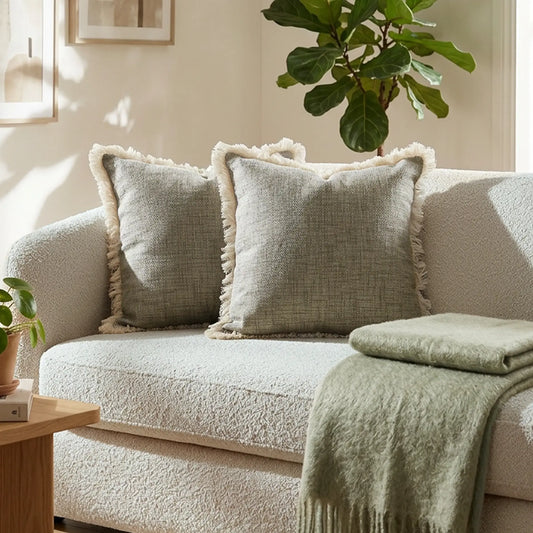 mizani textured cushion cover Set of 2