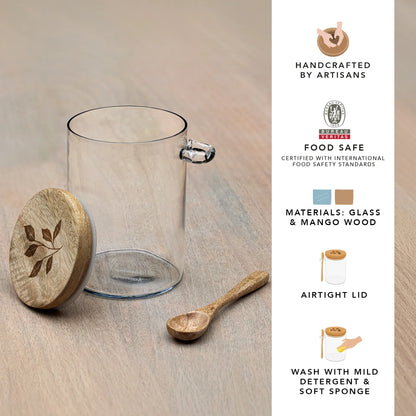 Allora Glass Jar