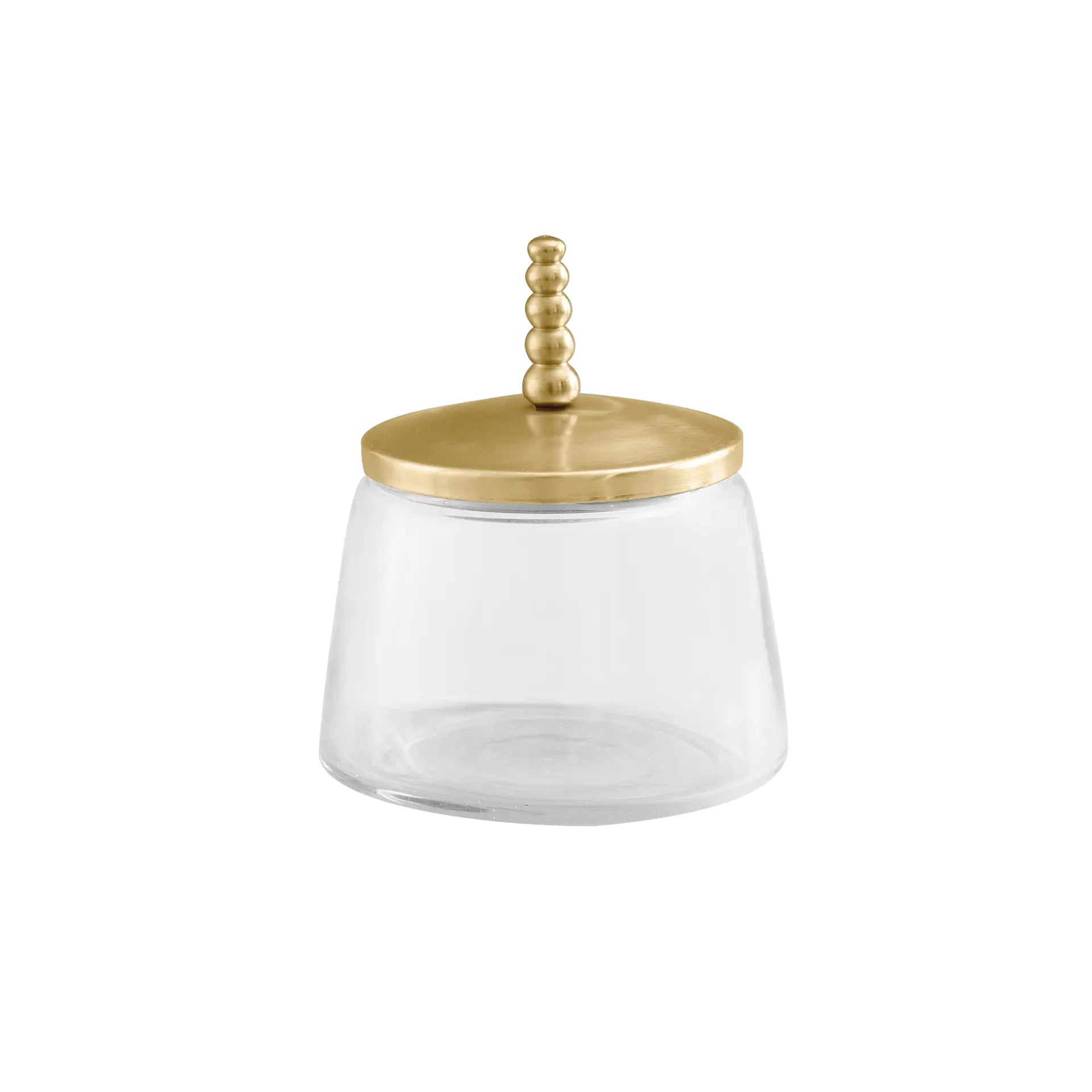 Dome glass jar with metal Lid - Large