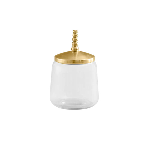 Dome glass jar with metal Lid - Small