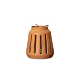 Lupa terracotta tapered lantern (Small) Set of 2