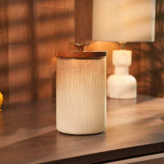 Blossom glass jar - large