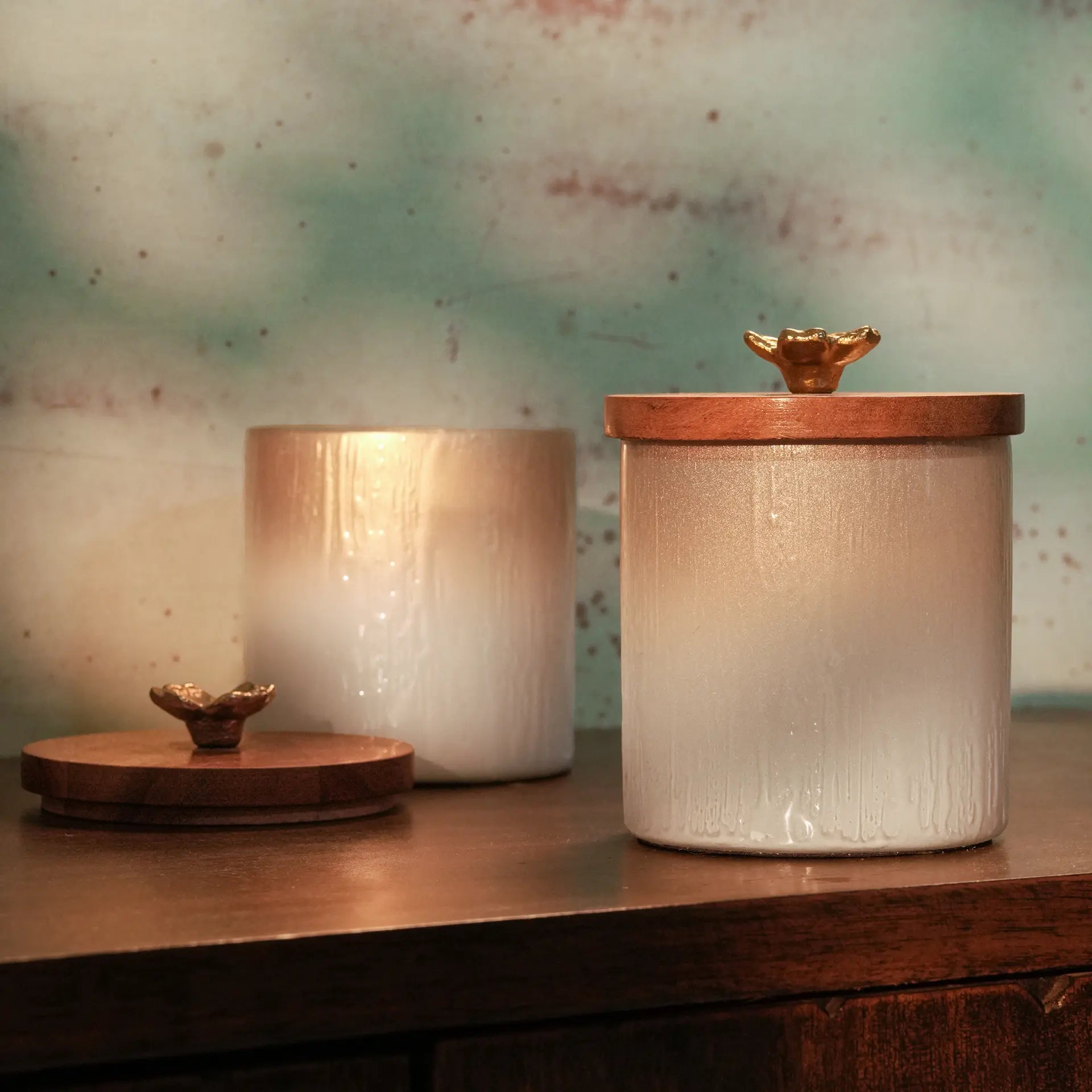 Blossom glass jar (small) - set of 2