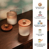 Blossom glass jar small - set of 2