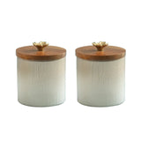 Blossom glass jar small - set of 2