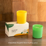 Sun & Sage Jar Candles - Magnolia petal - Set of 2