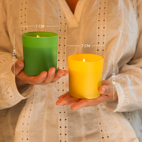 Sun & Sage Jar Candles - Magnolia petal - Set of 2