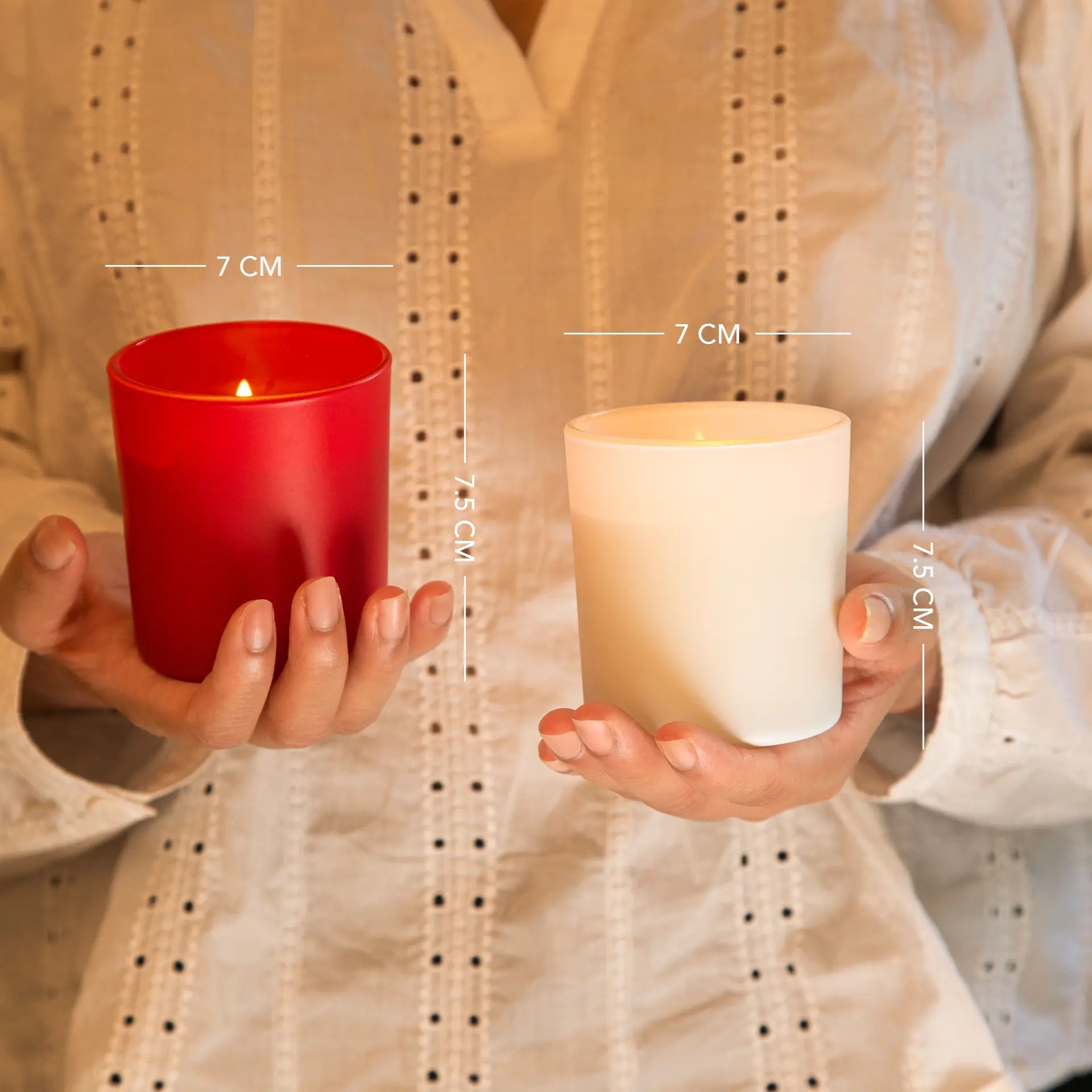Roselight Jar Candles - Wild rose & Yuzu - Set of 2