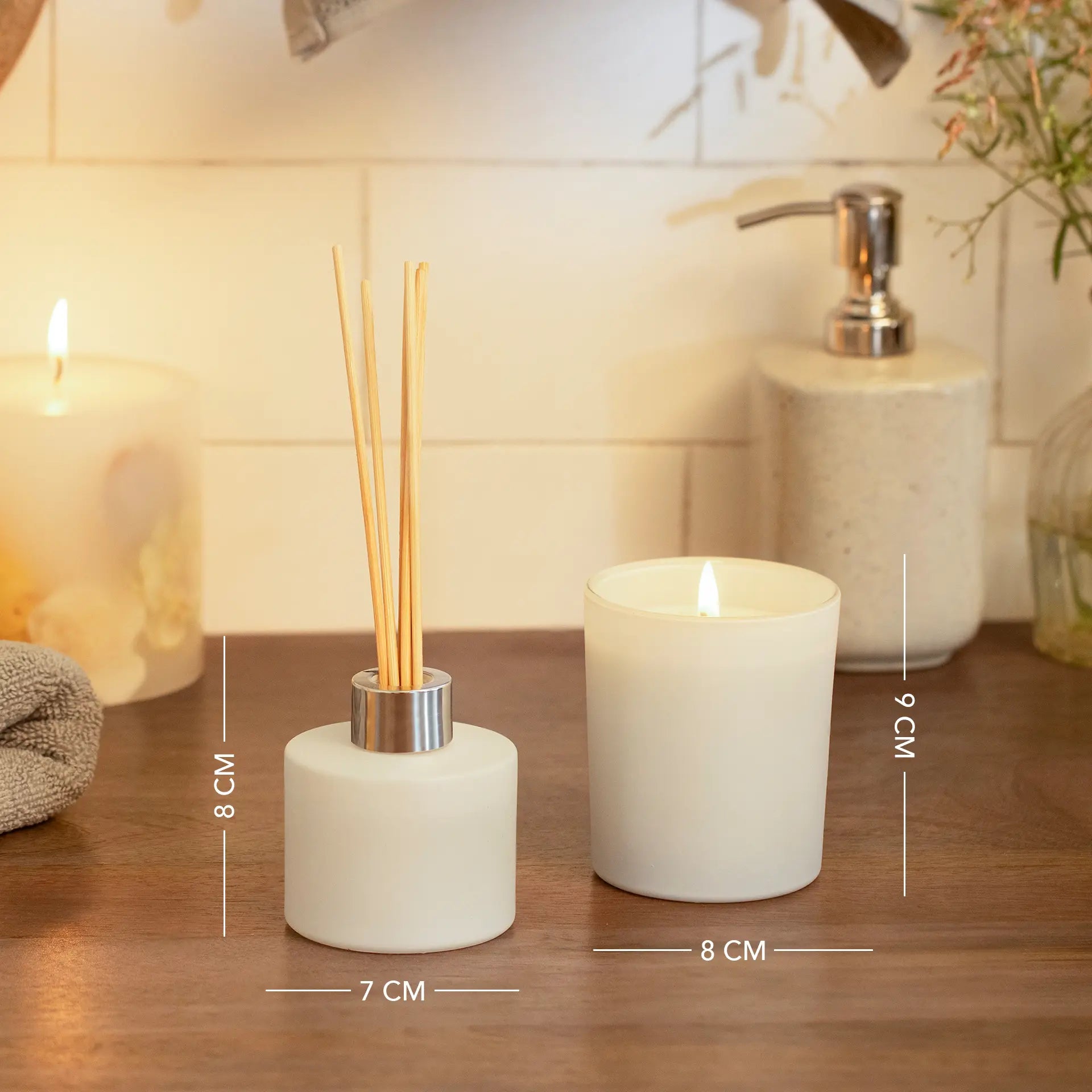 Winter Zest Reed Diffuser & Candle Set