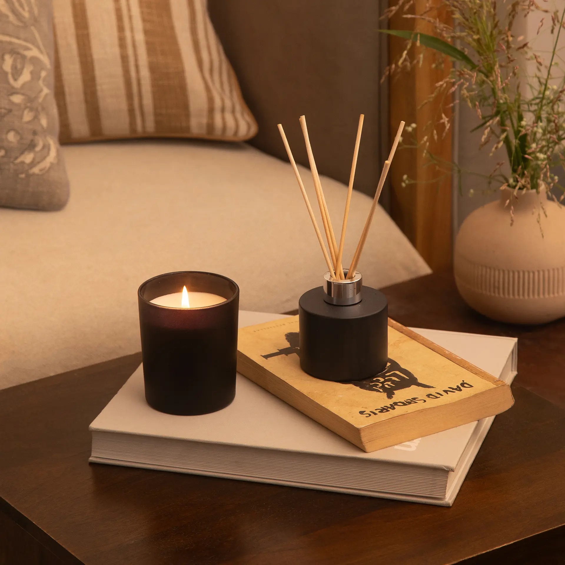Velvet Night Reed Diffuser & Candle Set