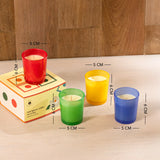 Ludo Light Jar Candles - Magnolia petal - Set of 4