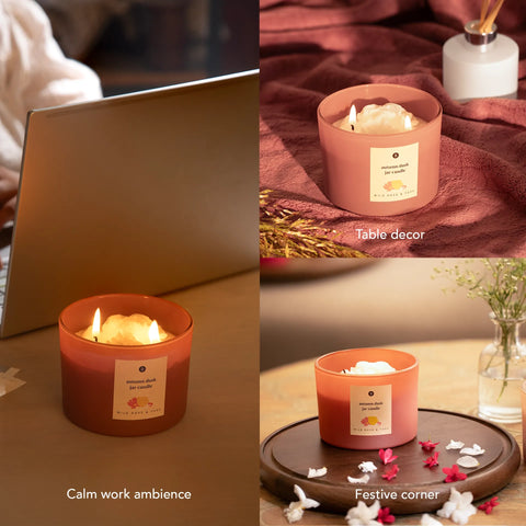 Autumn Dusk Jar Candle Wild rose & yuzu