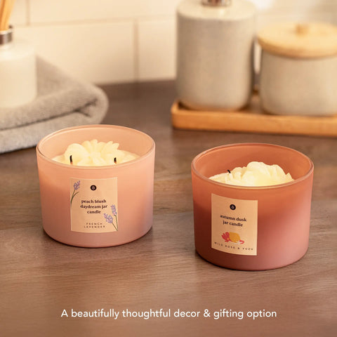 Autumn Dusk Jar Candle Wild rose & yuzu