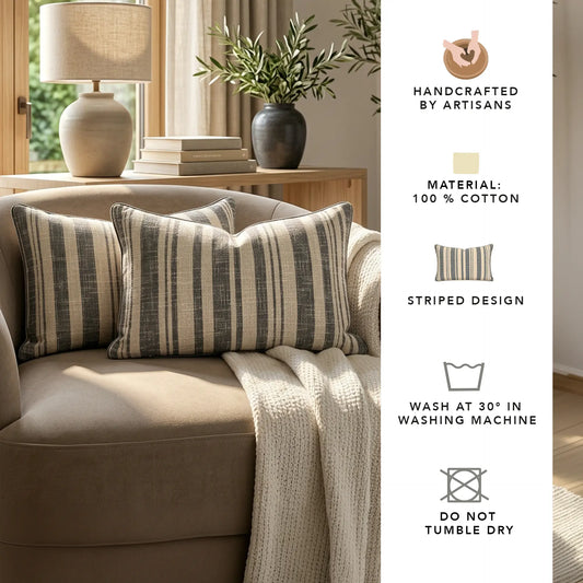 Mizani striped cushion cover Set of 2