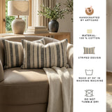 Mizani striped cushion cover Set of 2