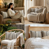 Mizani striped cushion cover Set of 2