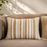Melange striped cushion cover Set of 2