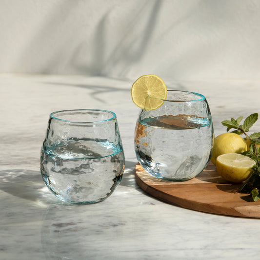 Quoise Glass Tumbler Set of 2 (Round)