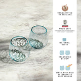 Quoise Glass Tumbler Set of 2 (Round)