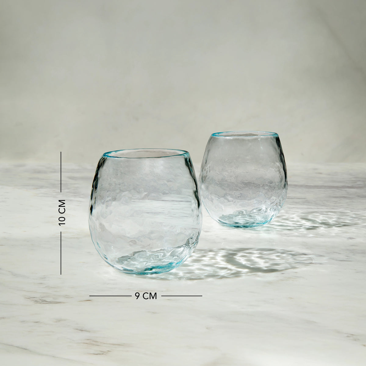 Quoise Glass Tumbler Set of 2 (Round)