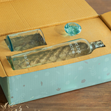 crown glass bottle with tumbler