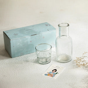 soyuz glass carafe with tumbler