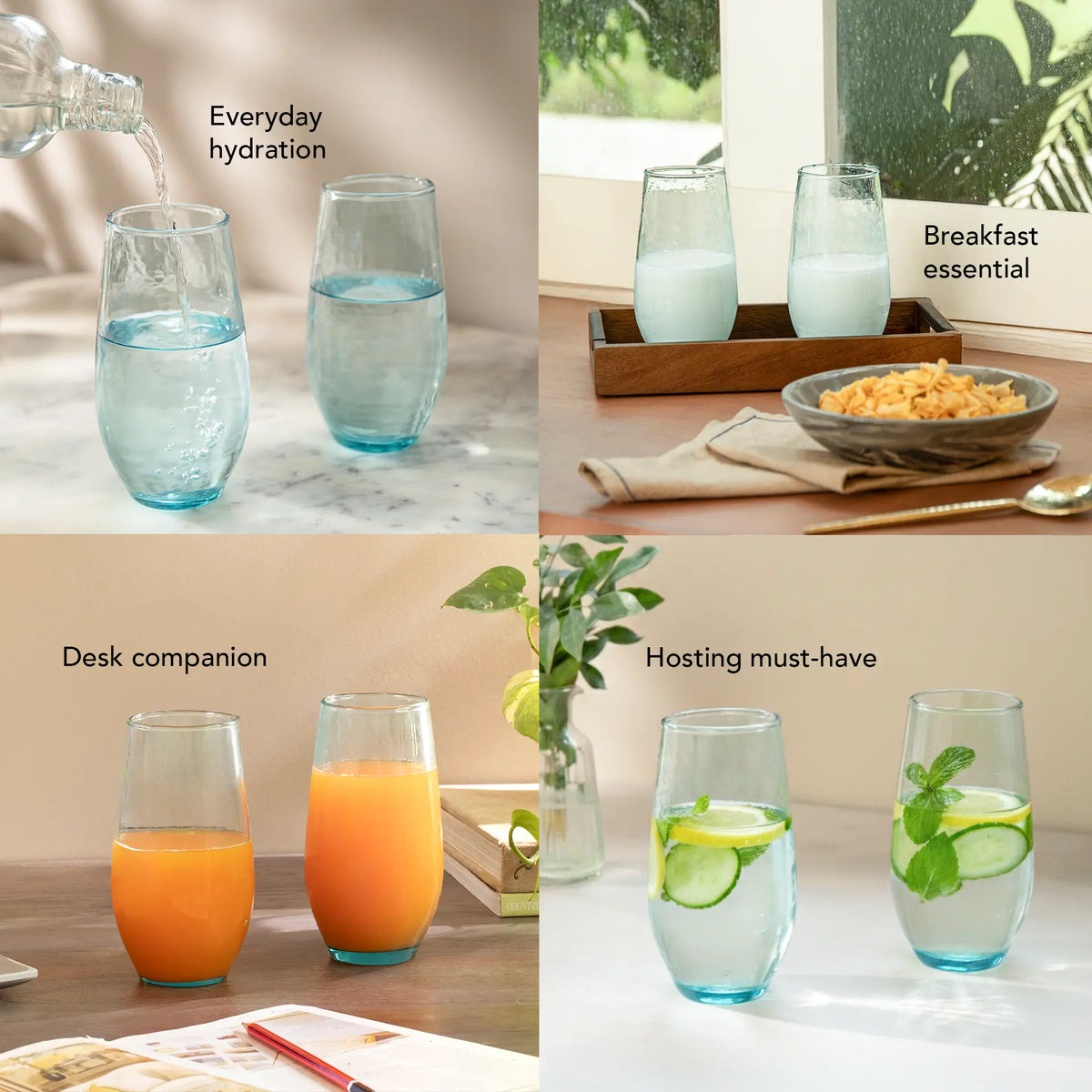 Quoise tall tumbler - Set of 2