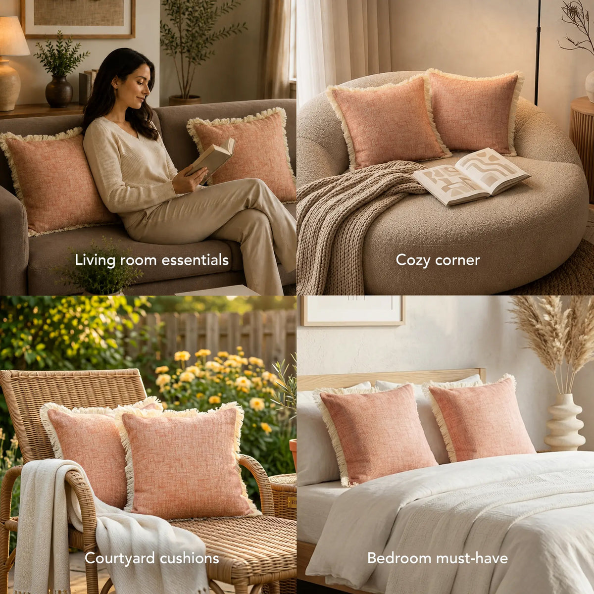 zuko textured cushion cover Set of 2