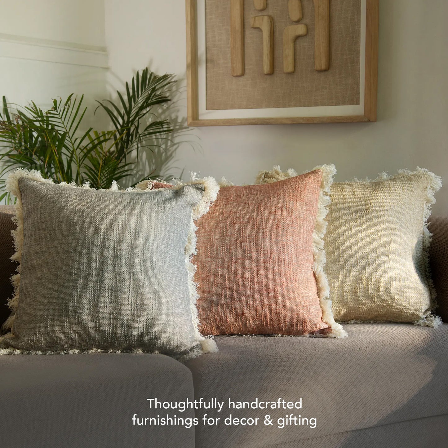 zuko textured cushion cover Set of 2