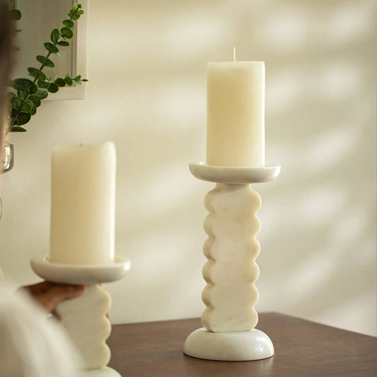 crescent candle stand - large