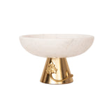 Frangipani Metal & Marble bowl - Short