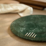 verde marble chakla belan with stand