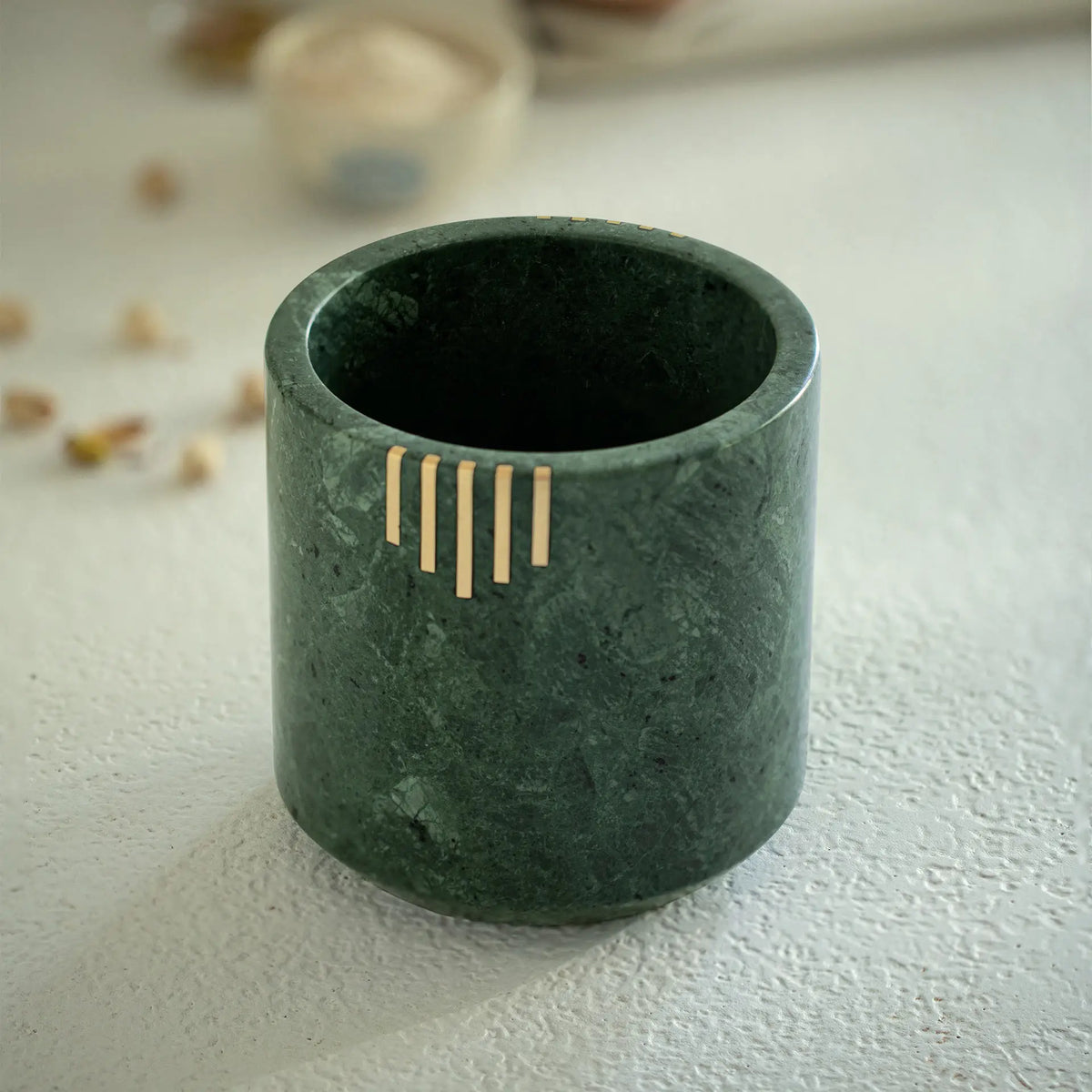 Verde Marble Utensil Holder