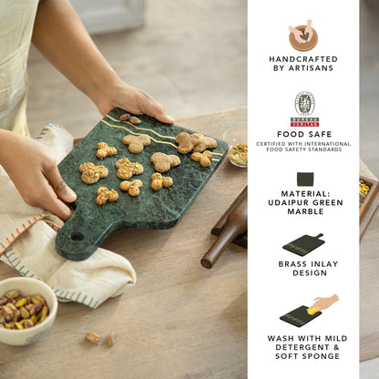 Verde Marble Cheese Board