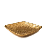 Metal Platter Lrg Gold