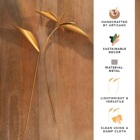 Bird of paradise flower - set of 2
