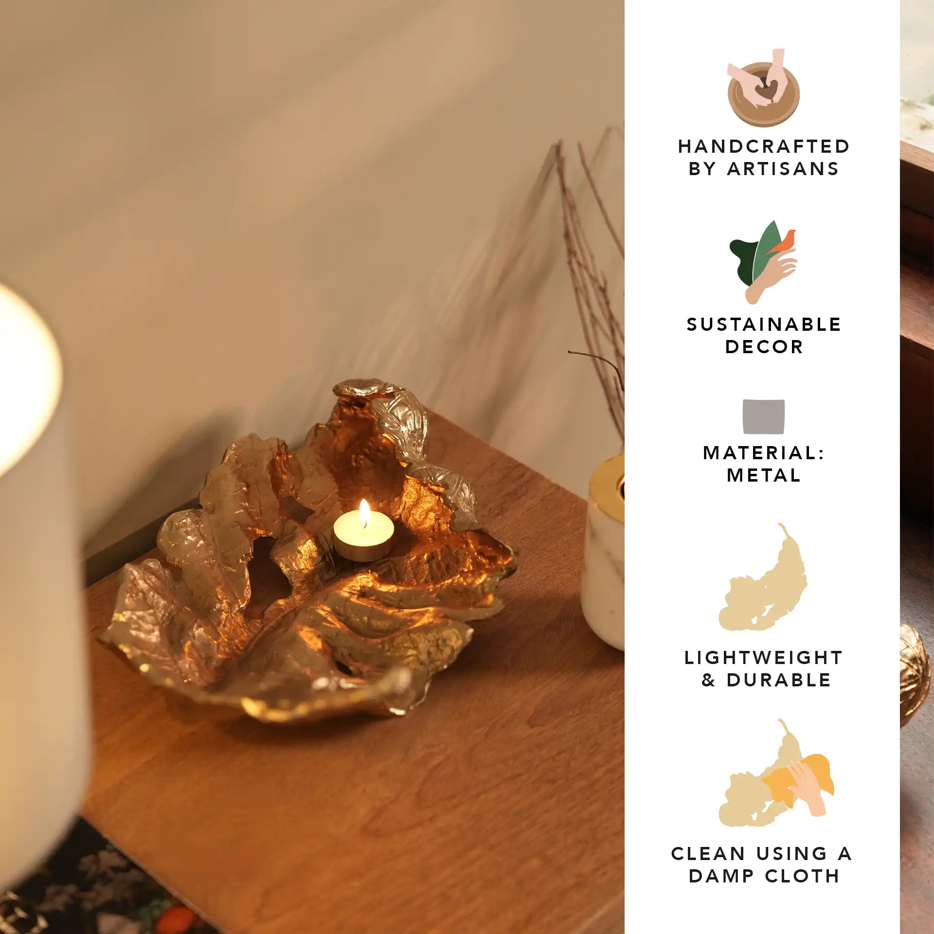 Everleaf Foliage metal accent